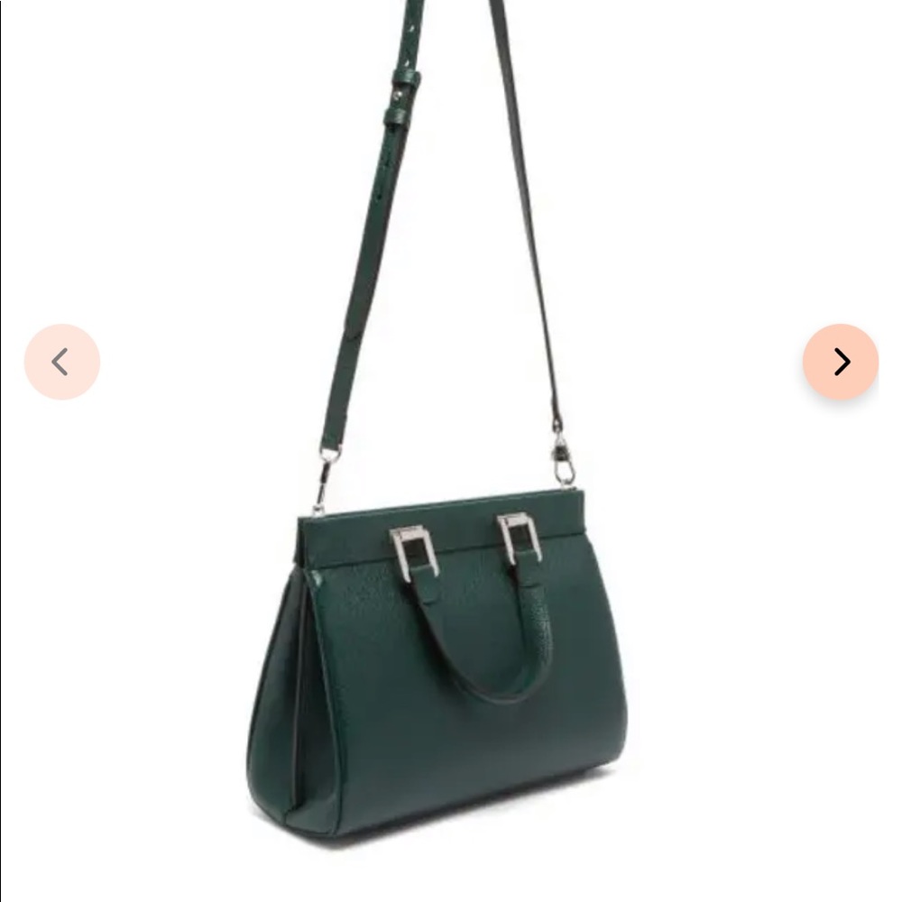 Gucci Top Handle Bag Zumi Shibuya medium Green Leather crossbody - Picture 8 of 9
